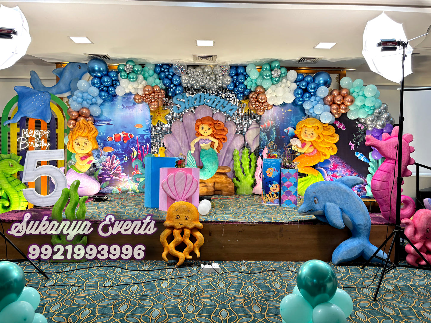 Mermaid Theme For Birthday Party Decoration