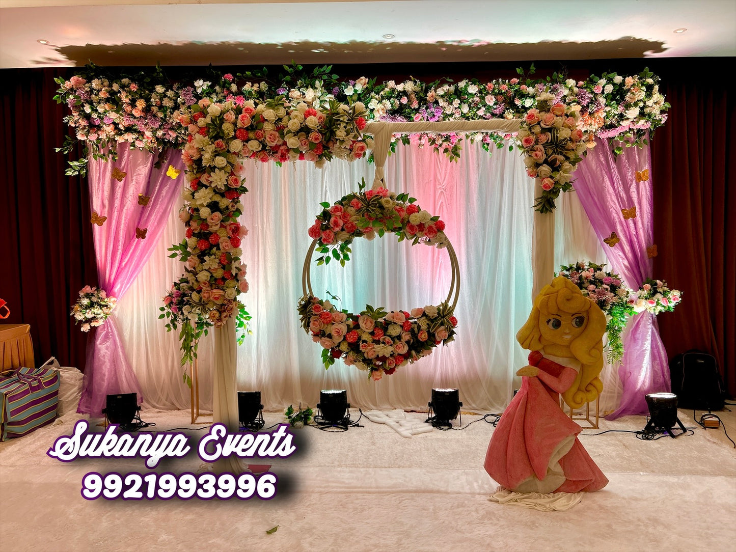 baby girl naming ceremony decoration