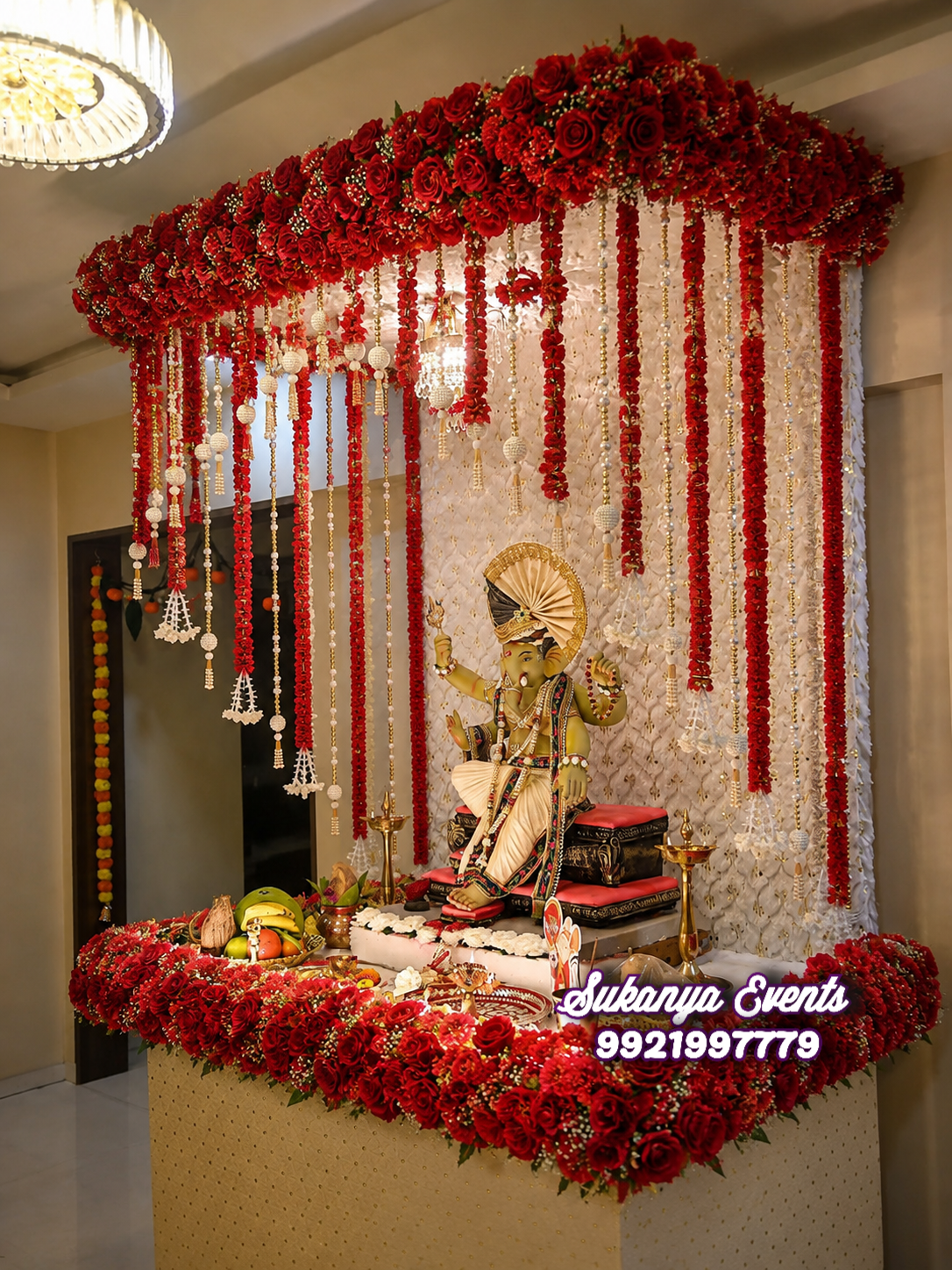 Ganpati Decoration At Home