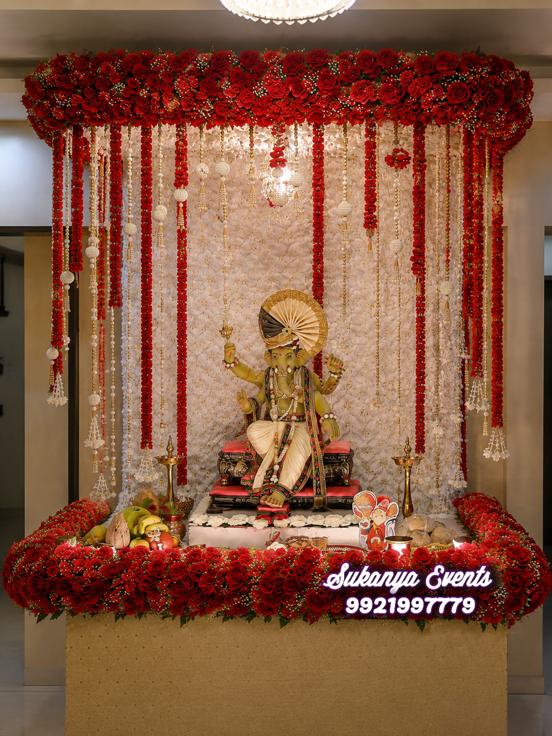 Ganpati Decoration At Home