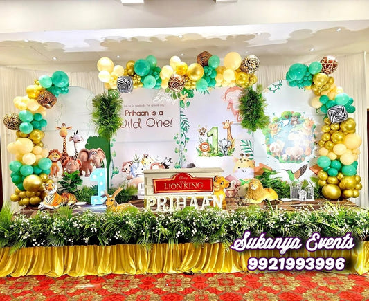 Jungle Safari Theme Decoration for Birthday Party BD07