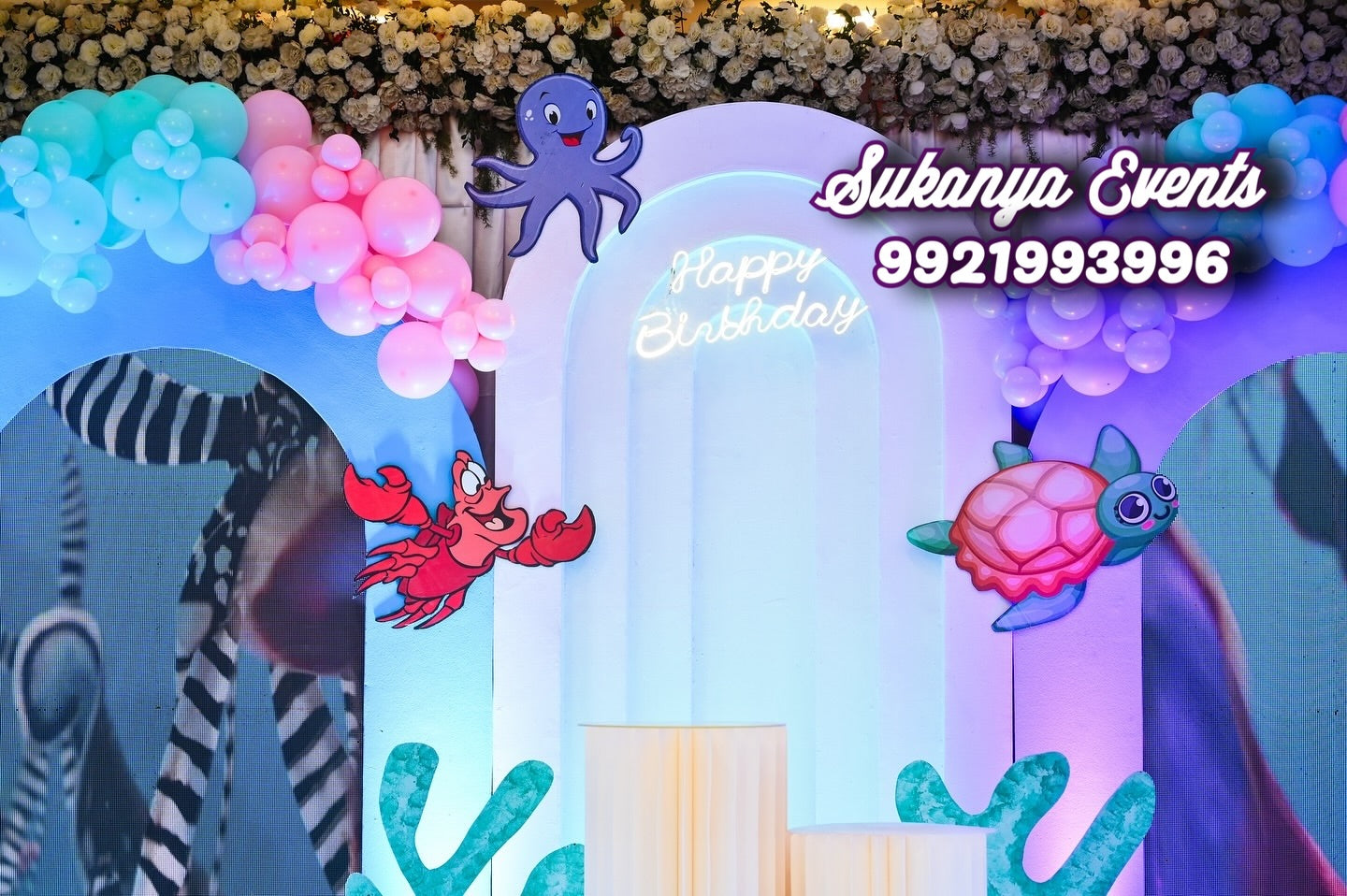 Underwater theme Decoration For Birthday Party Decoration