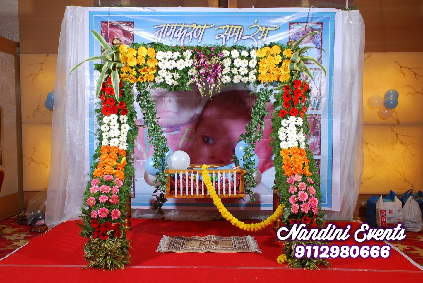 cradle ceremony decoration
