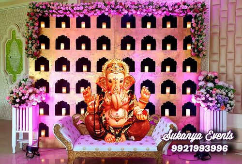 76 Ganesh decorations ideas | ganapati decoration, decoration for ganpati,  festival decorations